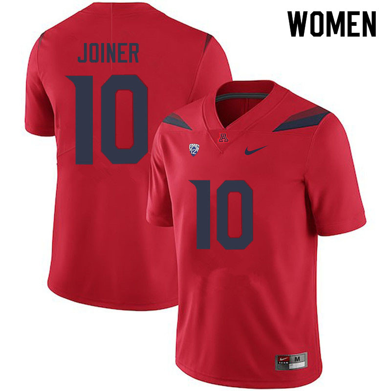 Women #10 Jamarye Joiner Arizona Wildcats College Football Jerseys Sale-Red
